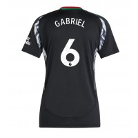 Arsenal Gabriel Magalhaes #6 Bortedrakt Dame 2024-25 Kortermet